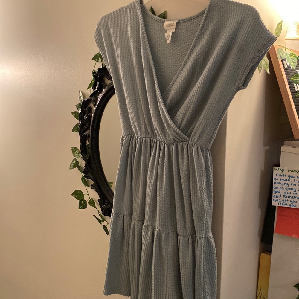 Teal dress